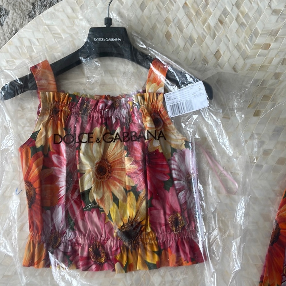 Dolce and Gabbana kids floral top!